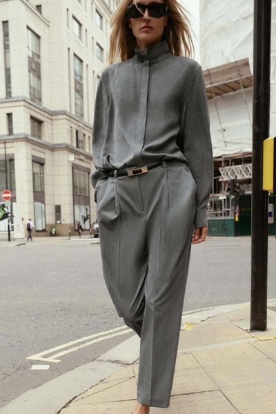 Pulli Collection Modern Elegance Suit Pants & Shirt Belt Included