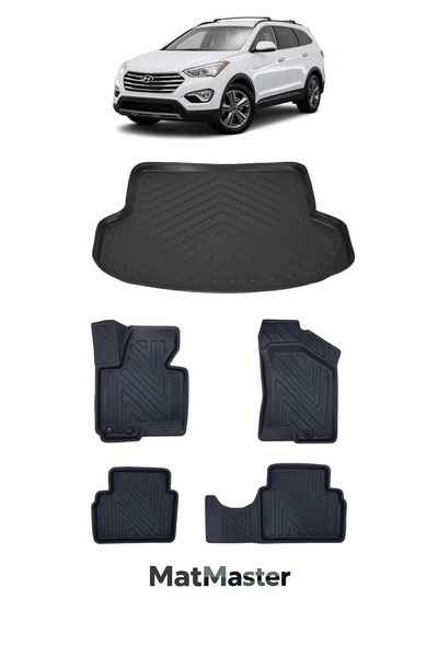 MatMaster Hyundai ix-35 2012 Model 5D Premium Ekstra Havuzlu Paspas Ve Bagaj ...