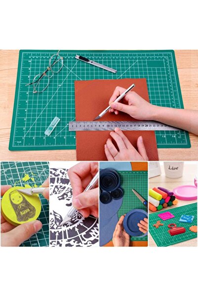 MARKQ [A1] Self-Healing Cutting Mat – Double-Sided Grid Lines for Quilting, Sewing & Crafts