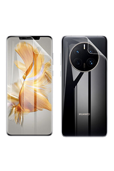 Optim Solution Set Folie Spate-Fata pentru Huawei Mate 50 Pro, Silicon Hydrogel