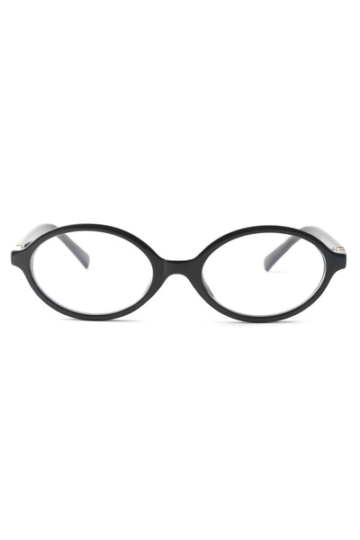 TomyHelf Siyah Çerçeve Oval Tasarım Trend Mavi Işık Koruyucu Gözlüğü