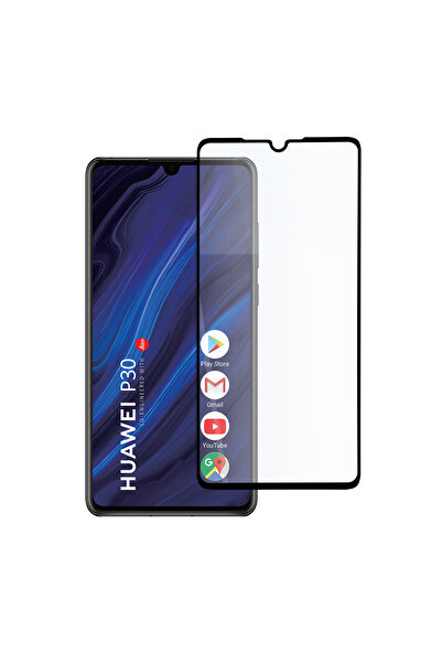 Magic Προστατευτικό οθόνης Magic, συμβατό με Huawei P30, σκληρυμένο γυαλί, μαύρο/διαφανές