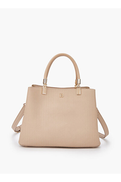 Flora Bella by Shoexpress حقيبة حمل منقوشة بحزام قابل للفصل - الارتفاع 24 × ا...