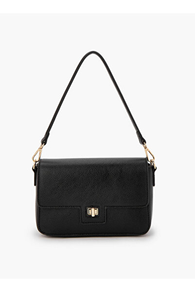 Flora Bella by Shoexpress Solid Crossbody Bag with Detachable Chain Strap - H 15 x W 22 x 8 cms