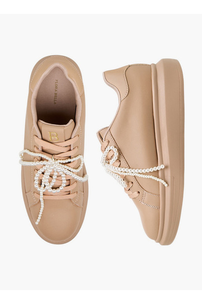 Flora Bella by Shoexpress Women Pearl Embellished Sneakers