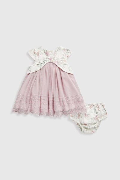 MOTHERCARE Bow Woven Dress and Knickers Set