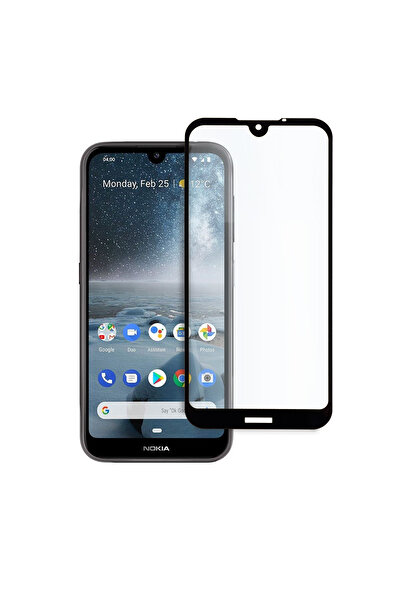 Magic Προστατευτικό οθόνης Magic, συμβατό με Nokia 4.2, σκληρυμένο γυαλί, μαύρο/διαφανές