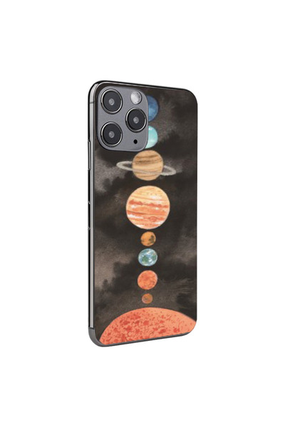 Optim Solution Folie Skin Spate pentru Apple Iphone 15, Solar System Design, ...