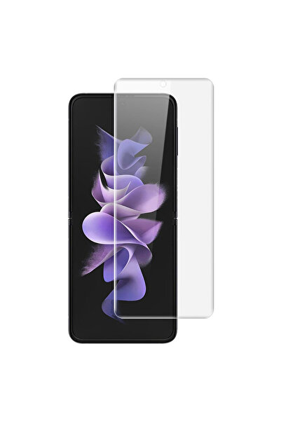 Optim Solution Set Complet Folie Display si Spate pentru Samsung Galaxy Z Flip 3 5G, Silicon Hydrogel