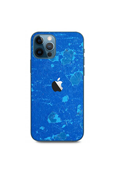 Optim Solution Folie Skin Spate pentru Apple Iphone 12 Pro Max, Blue Wall Des...