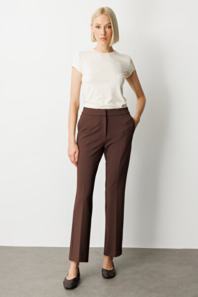 Ekol Beli Lastikli Bol Paça Pantolon