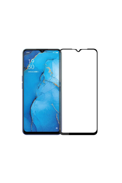 Kribo Folie de sticla 5D Premium, curbata, Oppo Reno 3, Negru,