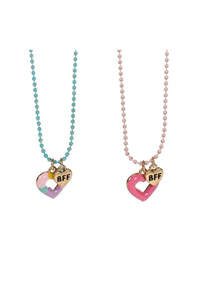 OEM BFF Heart Necklace for Kids - 2pcs