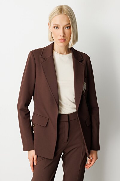 Ekol Cebi Embroidered Ornamental Button Jacket