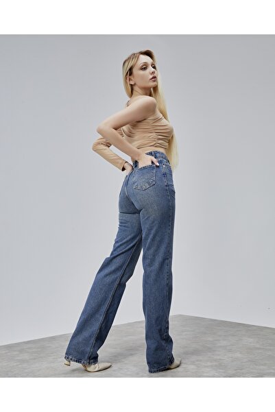 BEJNA Blugi pentru femei cu croiala dreaptă