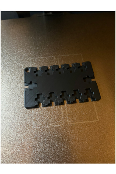 Matris Suport pentru carduri 12Micro SD în formă de card de credit. CARTEA DE...