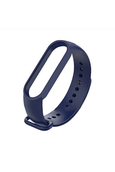 digital-play Silicone replacement strap for Xiaomi Mi Band 5, Midnight Blue