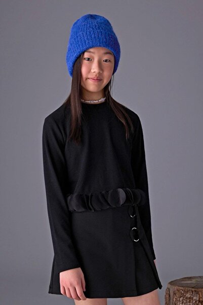 MAYORAL Girl's 10-16 Years Transitional Thin Knitwear Sweater Black