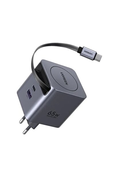 Ugreen Încărcător USB GaN, 2x Tip-C Ugreen, 65W, Gri