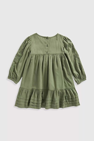 MOTHERCARE Green Woven Dress