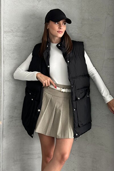 moda armanc Γυναικείο φανελάκι - Casual φανελάκι με φερμουάρ και τσέπες