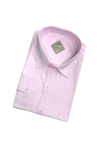 GÖMLEK GALERİSİ Classic Wide Cut Straight Long Sleeve Men's Shirt