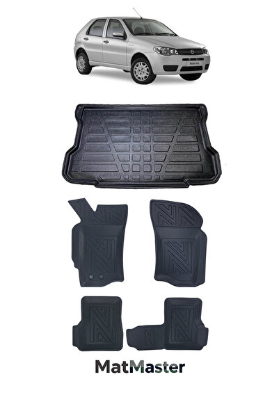MatMaster Fiat Palio 2006 Model 5D Premium Ekstra Havuzlu Paspas Ve Bagaj Hav...