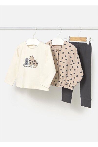 MAYORAL Baby Girl 3-Piece Set Smoked 2743
