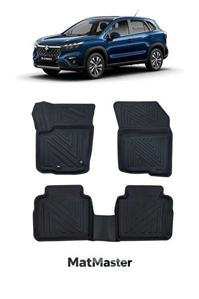 MatMaster Suzuki S-Cross 2025 Model 5d Premium Ekstra Havuzlu Paspas