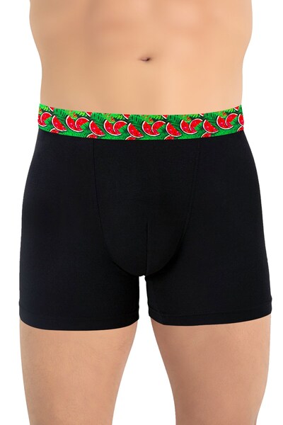 Just inner Men's Boxer with Fruit Pattern (47% Modal - 47% Cotton - 6% Elastane)