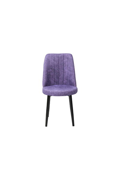 ARTA DOOR Set of 2 Cronos Chairs Purple, Chair, Black Leg, HORECA - Living, Dining, Kitchen, Textile Material