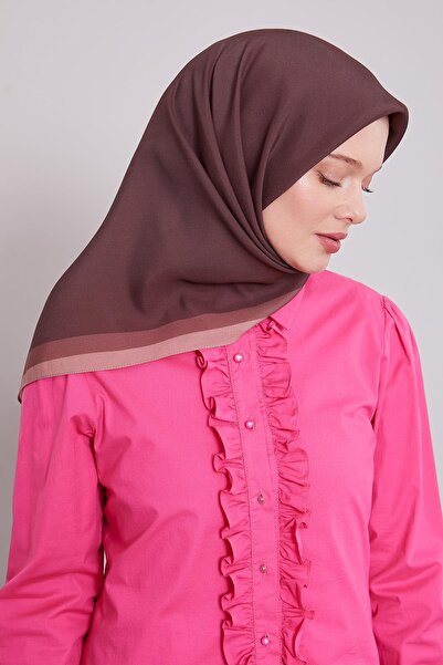 Levidor Plum Edge Stripe Aura Scarf