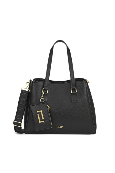 Lavie Luxe حقيبة رومي النسائية ذات الثلاث حجرات (سوداء)