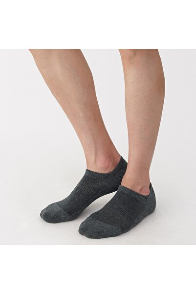 Muji Right Angle Pile Sneaker Socks (Melange)