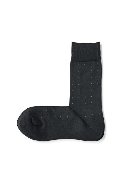 Muji Right Angle Socks for Business Wear (Dot Pattern)