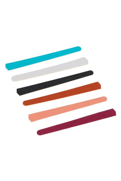 OEM Colored Cardboard Nail Files 11.5cm - 6pcs