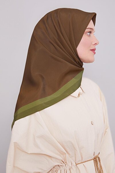 Levidor Coffee Edge Stripe Aura Scarf