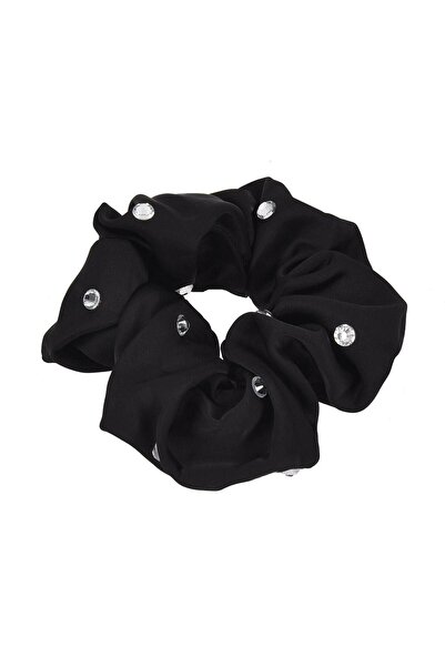 OEM Elastic pentru Par Dama Negru cu Strass Mare