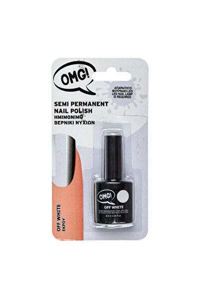 OEM Semi-permanent Nail Polish Ecru Off White - 8ml