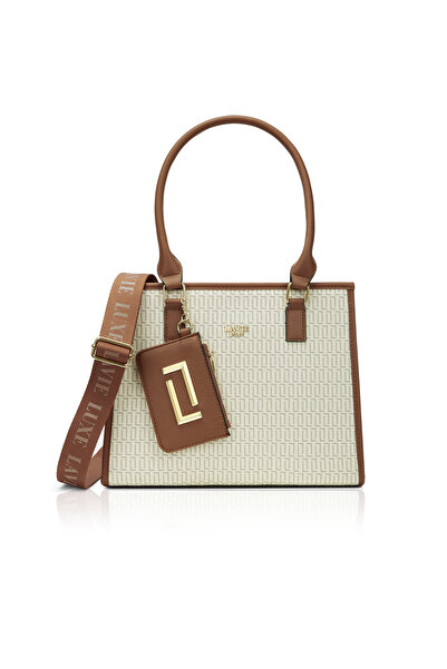 Lavie Luxe Women's Mono Quad25 Medium Handbag (Offwhite)