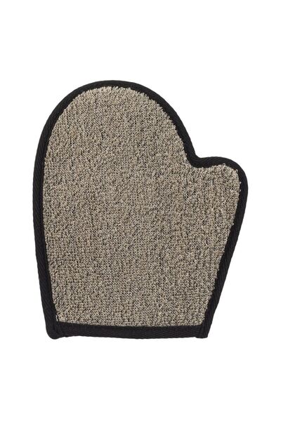 OEM Bamboo Bath Glove Black Edge