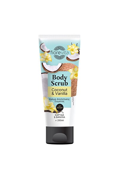OEM Exfoliant Body Scrub cu Aroma de Nuca de Cocos & Vanilie 200ml - Fiorevita
