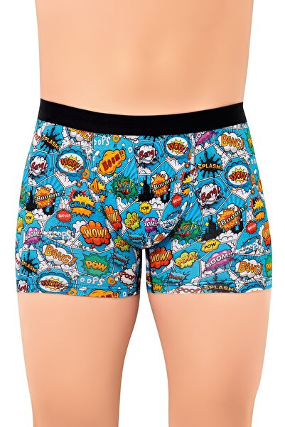 Just inner Ανδρικό μπόξερ με ψηφιακή εκτύπωση (96% βαμβάκι - 4% ελαστάνη)