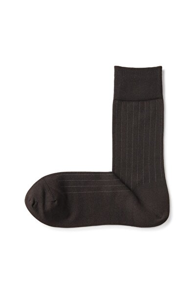 Muji جوارب بزاوية قائمة لملابس العمل (نمط مخطط)