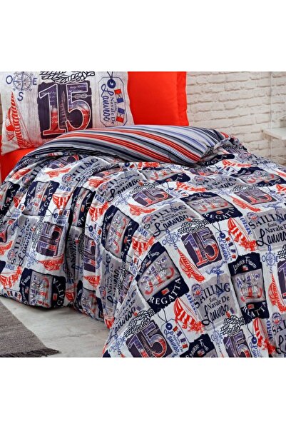 Cotton Box Single bed linen, 100% cotton ranforce, Cotton Box, Regatta Navy Blue