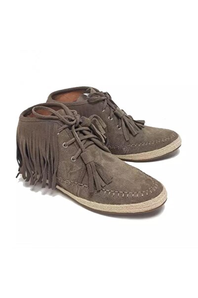 La Strada Women's Casual Suede Leather Shoes, - Grey & Brown Blend, Size 36 EU