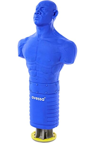 Genel Markalar Avessa MB-53023 180 cm Silikon Adam Şekilli Boks Standı Mavi