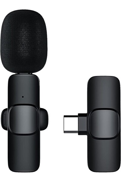 Generic Eacam Mini Wireless Lavalier Microphone 360° Omnidirectional Lapel Mic Noise Reduction Compatible w