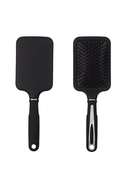 OEM Black Plastic Square Flat Hair Brush