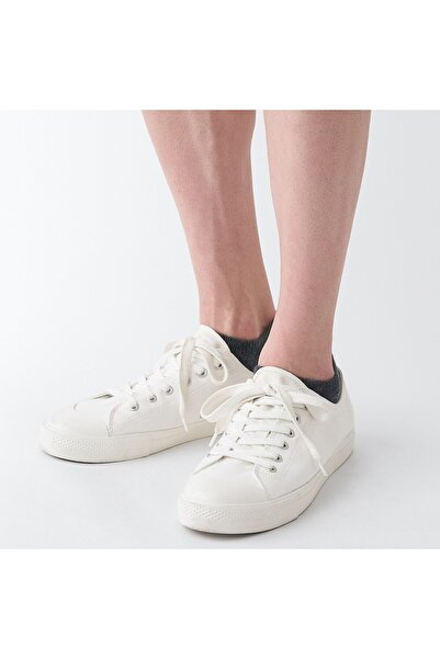 Muji Right Angle Pile Sneaker Socks, Plain